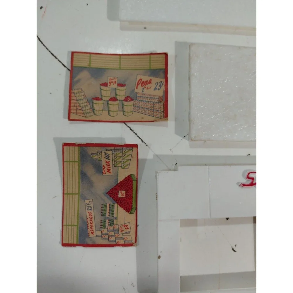 Plasticville O/S Gauge Model Railroad Scenery Super Market Store Building Kit